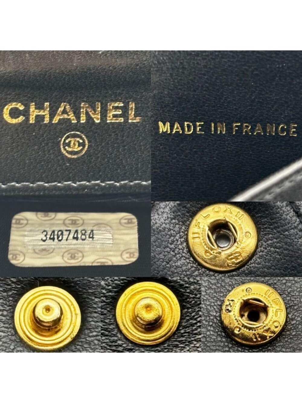 Chanel Wallet Coco Stitch Jumbo CC Logo Hook Bifold - Picture 13 of 14